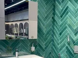 سرویس بهداشتی با کاشی هرینگبون سبز فیروزه‌ای (4)