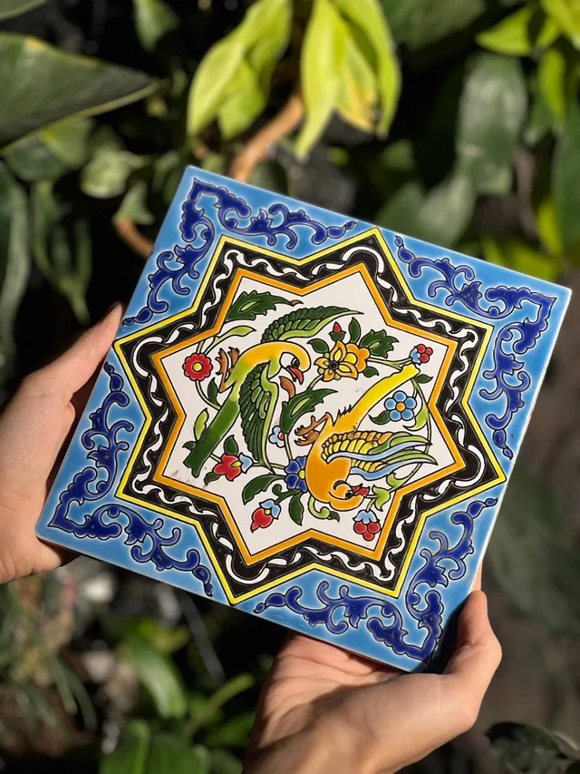 پرندگان و گل‌وبوته سنتی