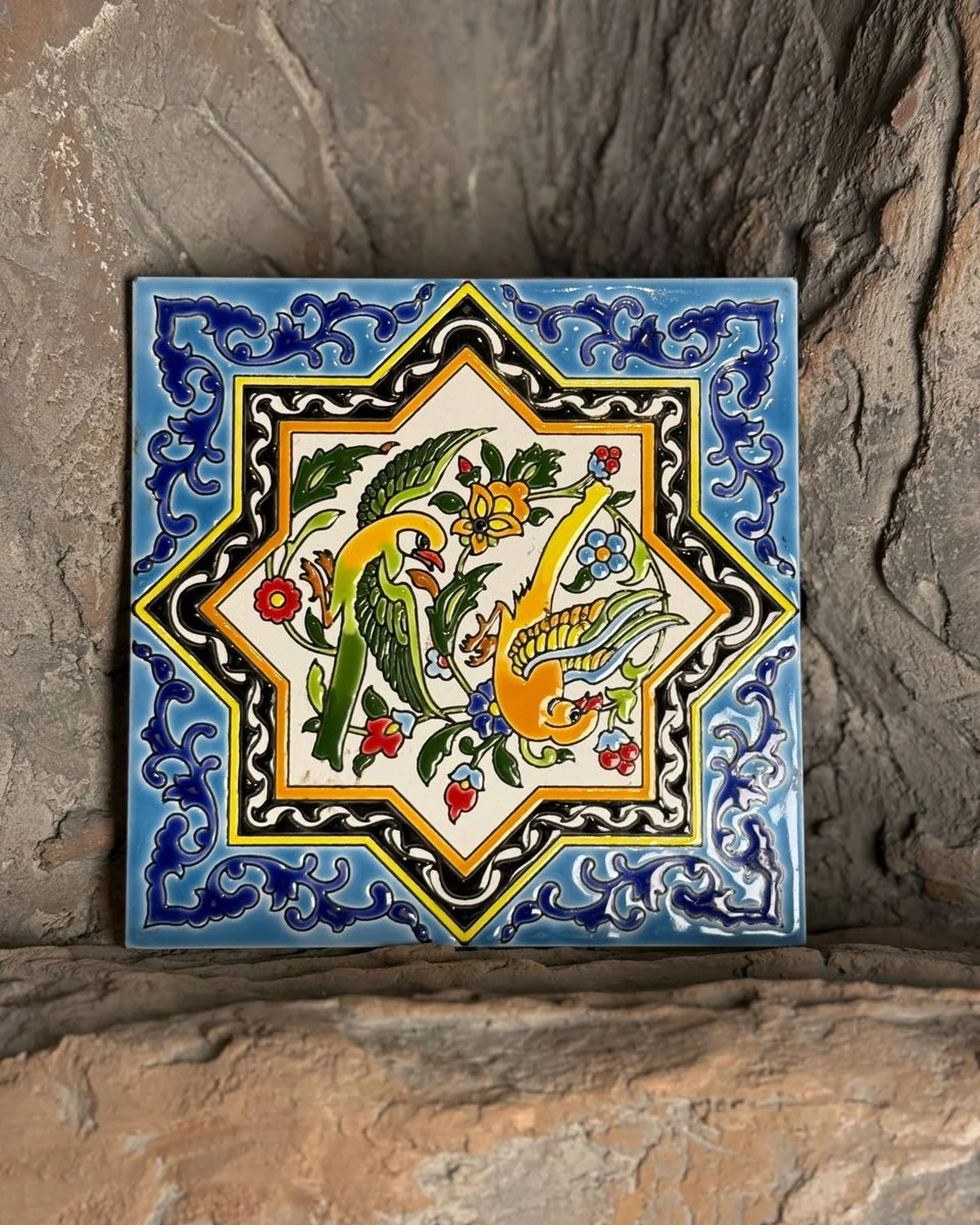 کاشی دکوراتیو سنتی هفت رنگ